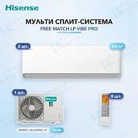 Мульти-сплит система Hisense AMS-18UW4RXPHB00 (x3) / AMW5-36U4RQC LP