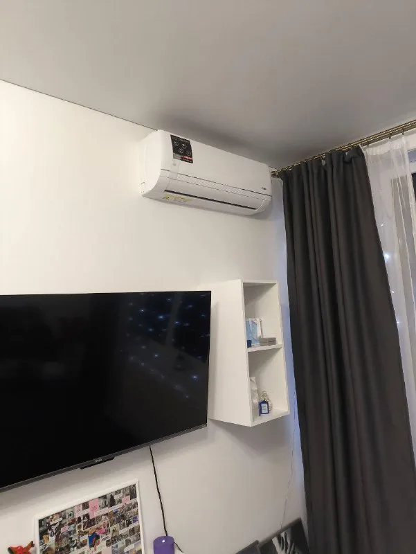 Кондиционер Kadzoku Inverter с трассой в кабель-канале — отзыв клиента
