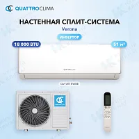 Настенная сплит-система Quattroclima QV-VE18WBE/QN-VE18WBE